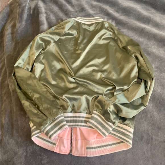 Hollister reversible satin bomber jacket XS - Picture 4 of 5